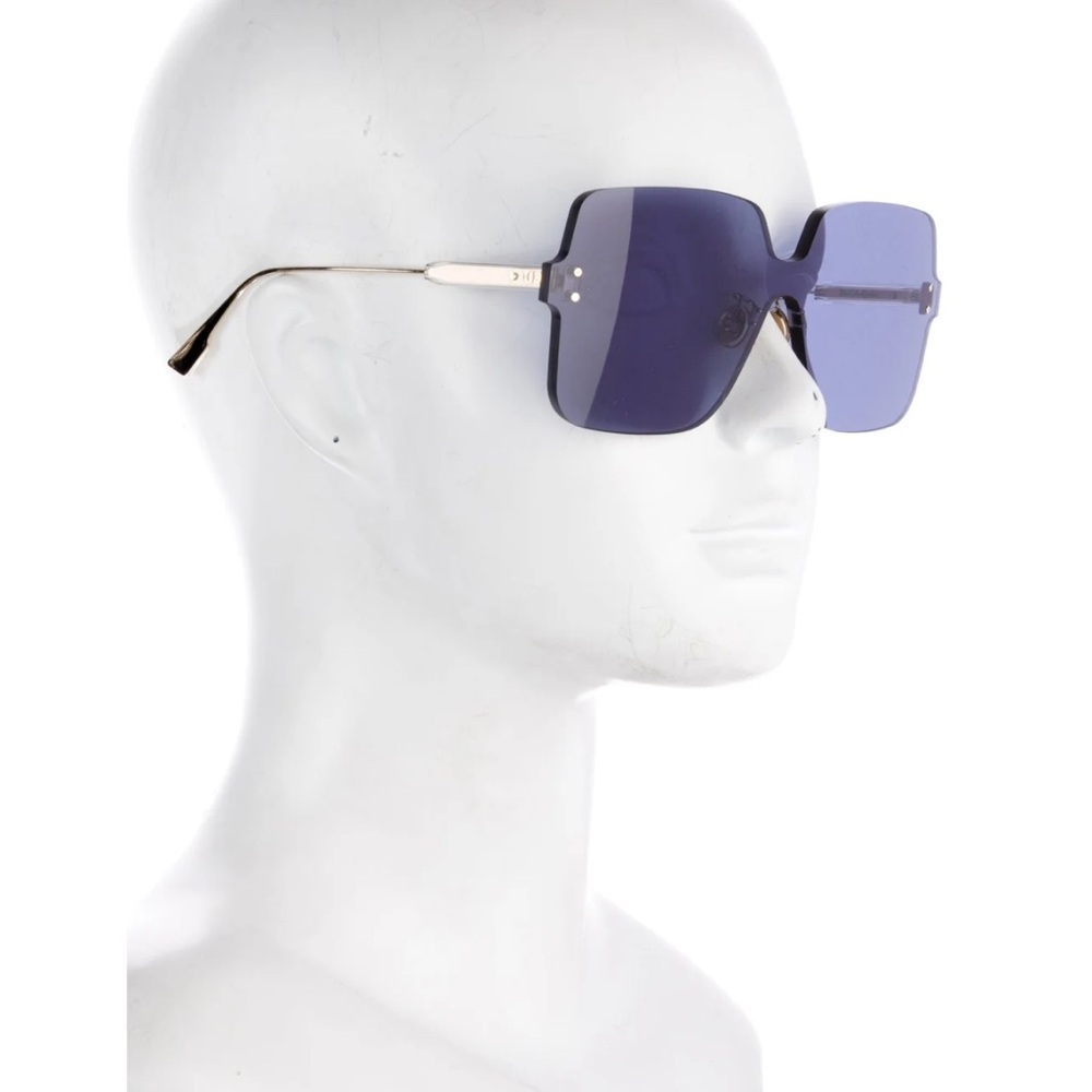Christian Dior COLOR QUAKE 1 Gold/Blue sunglasses with Case